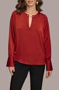 Donna Karan New York Chain Satin Top