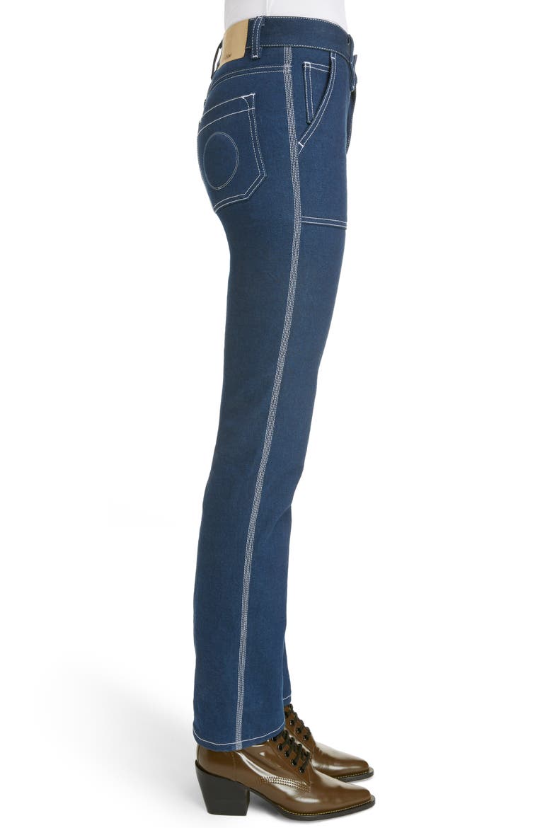 Slim Straight Leg Jeans, Alternate, color, ULTRAMARINE
