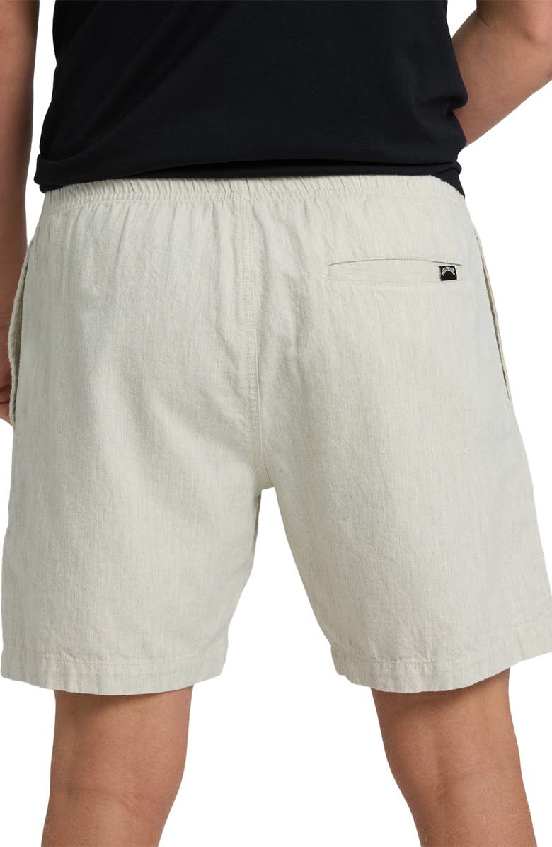 Billabong Sano Cotton & Linen Walk Short, Alternate, color, Chino Heather