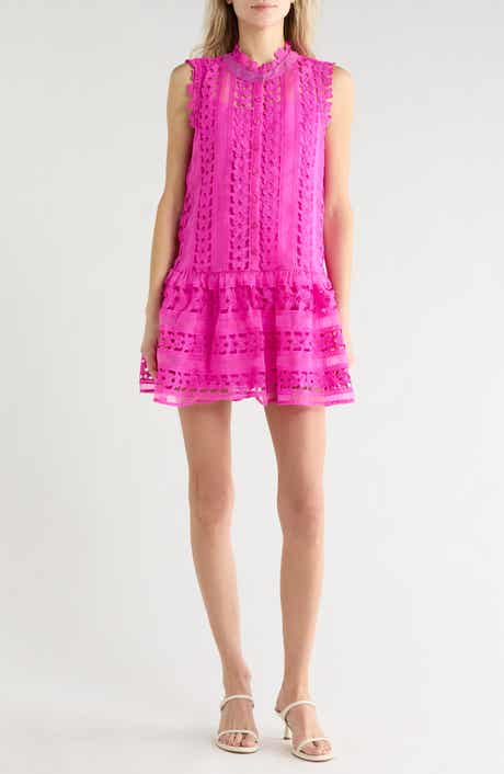 CIEBON Cara Butterfly Lace Shift Dress