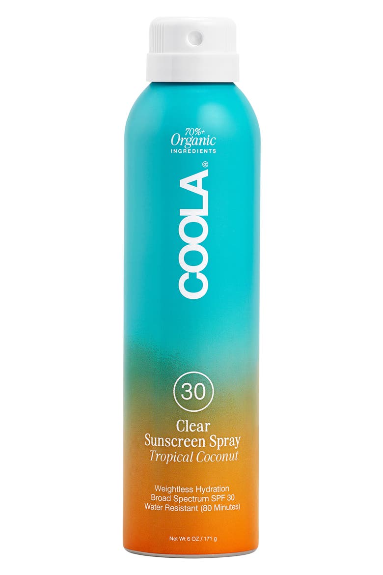 Suncare Sport Sunscreen Spray Broad Spectrum SPF 30, Main, color, TROPICAL COCONUT