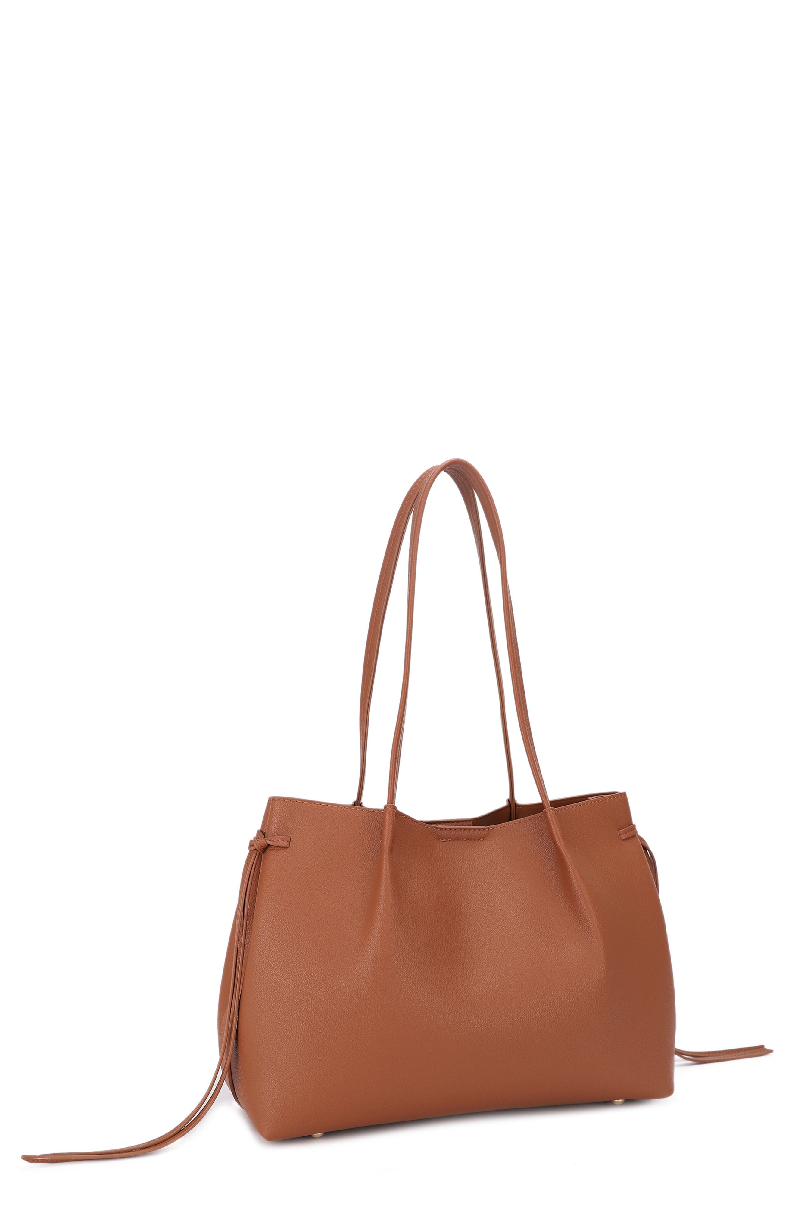 Suzy Large Faux Leather Tote