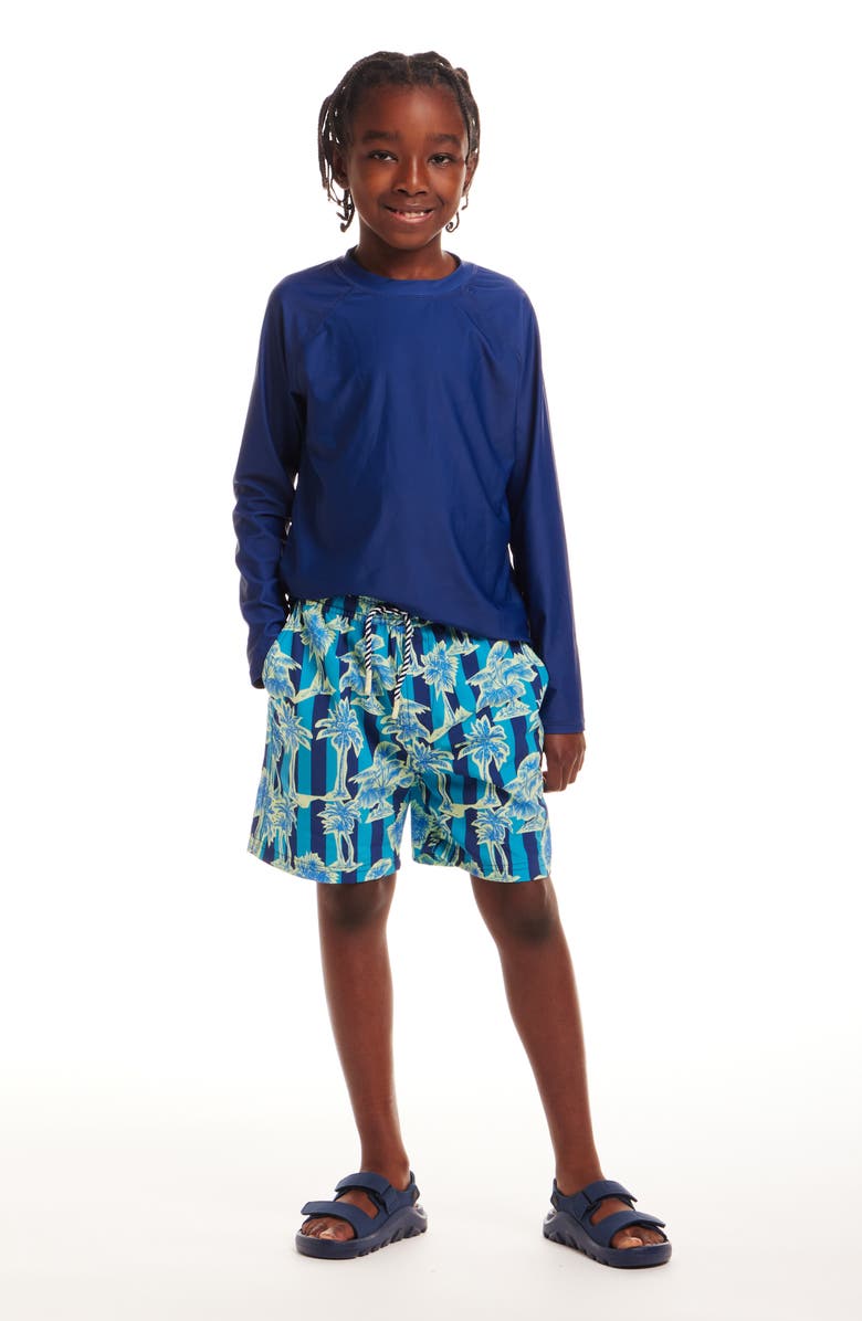 Andy & Evan Kids' Long Raglan Sleeve Rashguard, Alternate, color, 