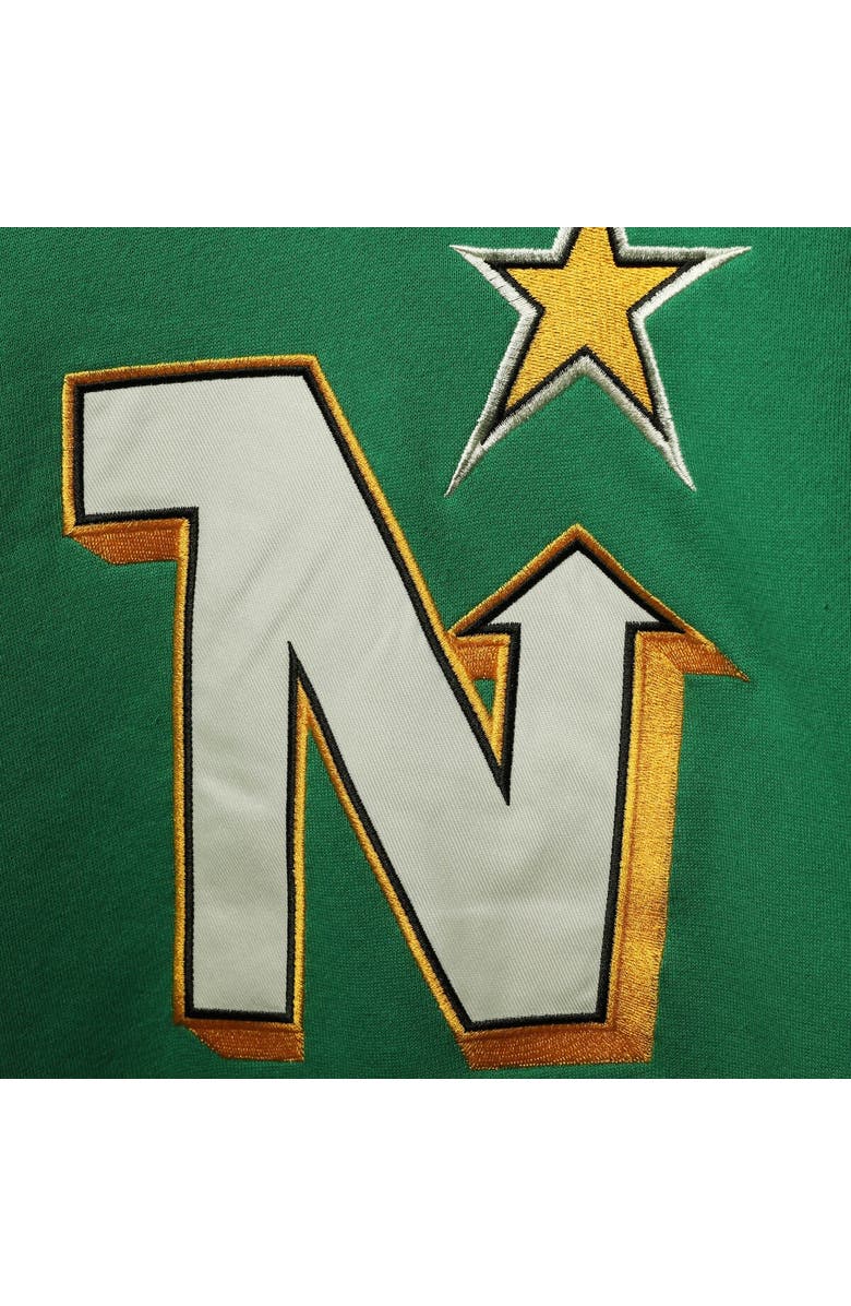 '47 Men's '47 Mike Modano Kelly Green Minnesota North Stars Retired Player Name & Number Lacer Pullover Hoodie, Alternate, color,
