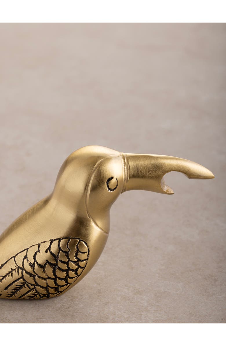 GAURI KOHLI Goldie Bottle Opener, Alternate, color, Gold