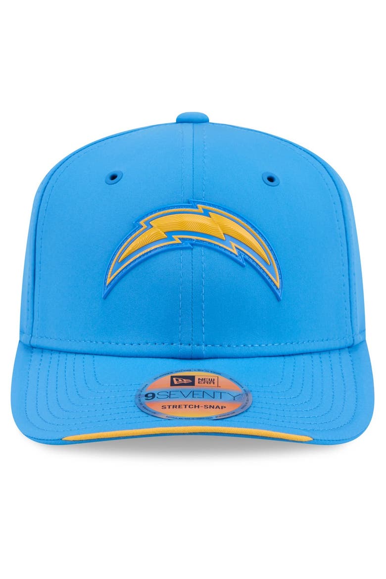 Men's New Era Powder Blue Los Angeles Chargers 2026 Sideline 9SEVENTY Adjustable Hat, Alternate, color, Powder Blue