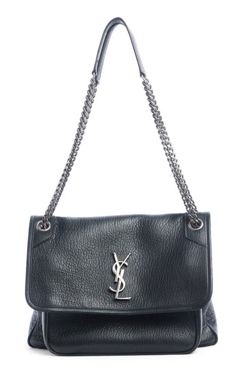 Medium Niki Leather Shoulder Bag