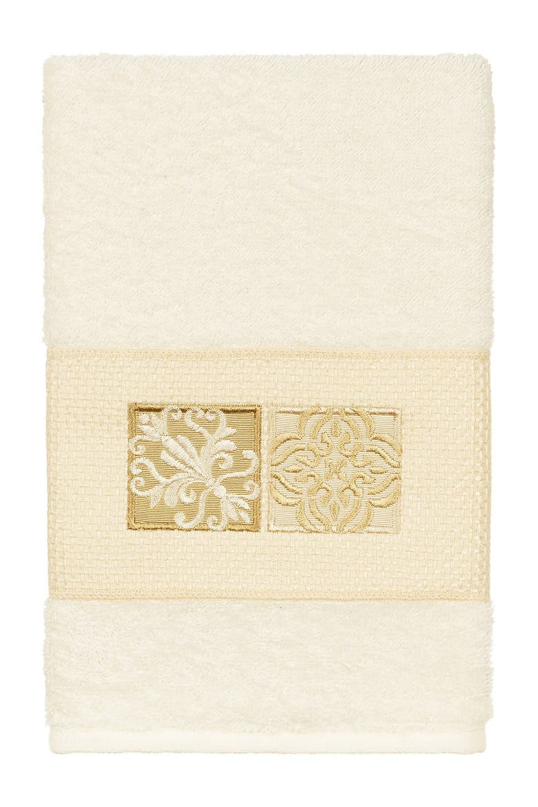 Vivian Embellished Hand Towel - Cream, Main, color, CREAM