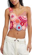 Free People Fiorella Crop Crochet Tank