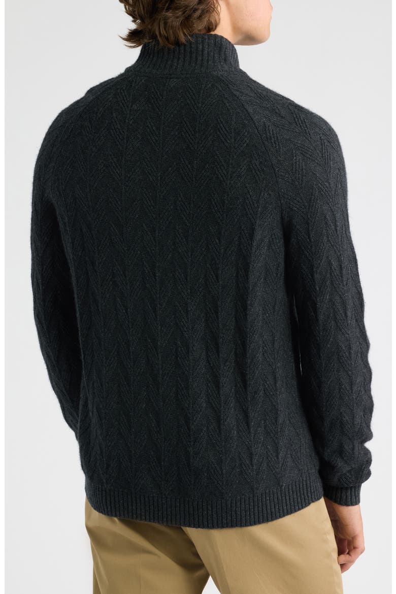 Cabana Canyon Wool & Cashmere Sweater, Alternate, color, CHARCOAL
