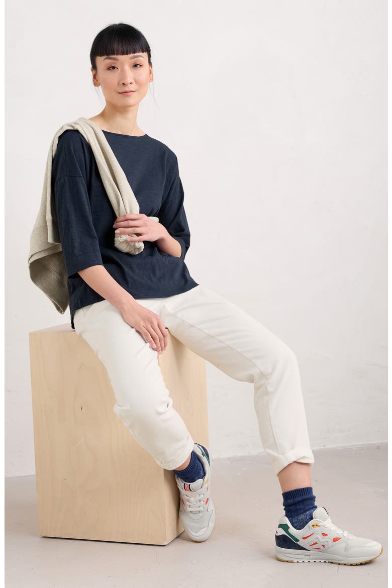 Tremayne Quay Organic Cotton Top, Alternate, color, MARITIME
