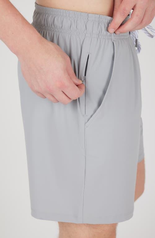 90 Degree By Reflex Warp End Zone Shorts In Sleet