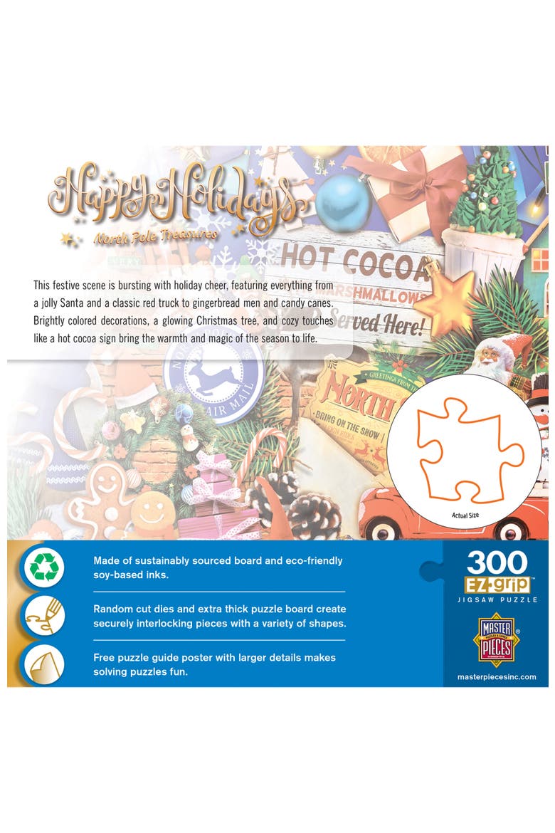 Greetings from North Pole 300pc Puzzle, Alternate, color, Multicolor