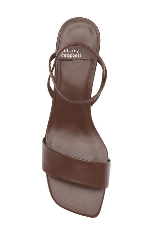 Jeffrey Campbell Adapt Slingback Sandal In Coffee
