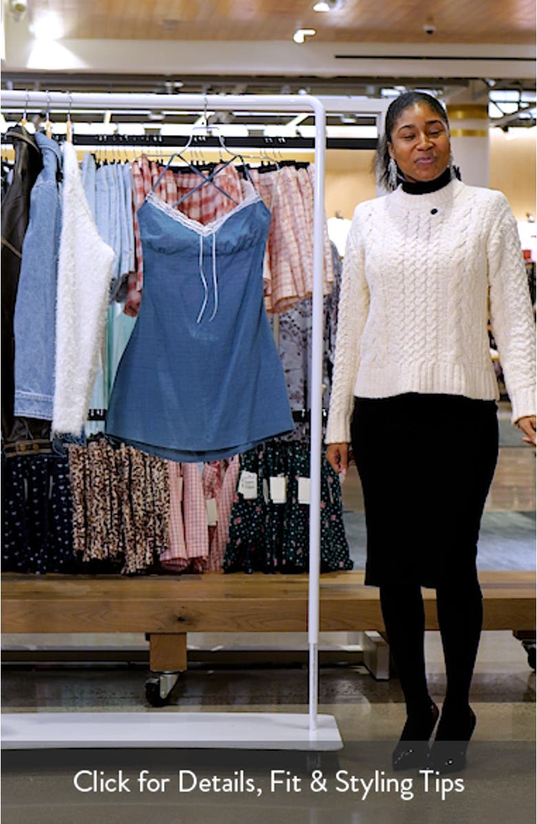 Open Back Minidress, sales video thumbnail