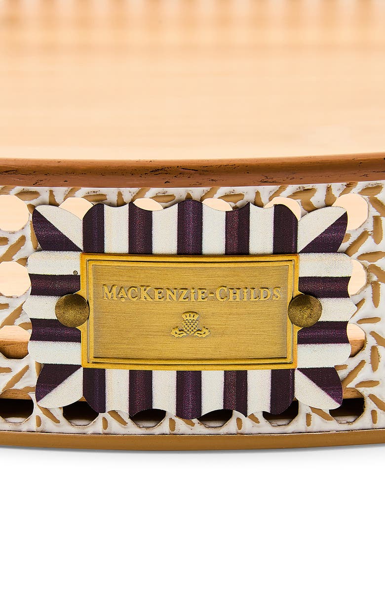 MACKENZIE CHILDS Cane Large Serving Tray, Alternate, color, Beige