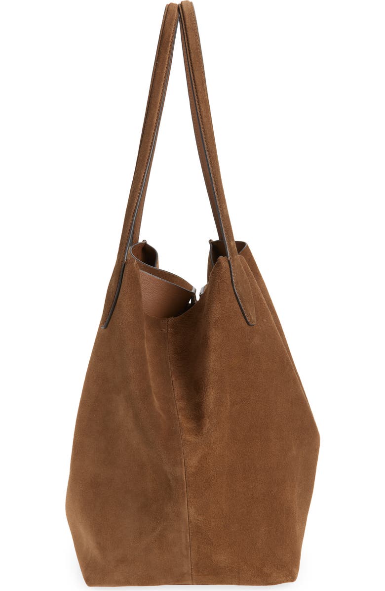 Madewell The Shopper Tote in Soft Grain Suede, Alternate, color,