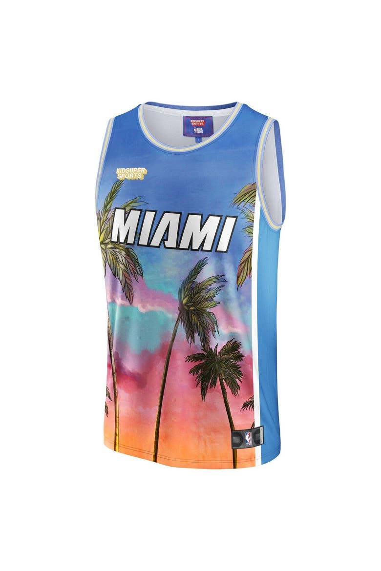 Unisex NBA & KidSuper Studios by Fanatics Blue Miami Heat Hometown Jersey, Alternate, color, Blue