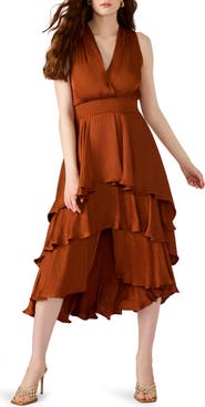 Steve Madden Beiley Sleeveless Tiered Midi Dress