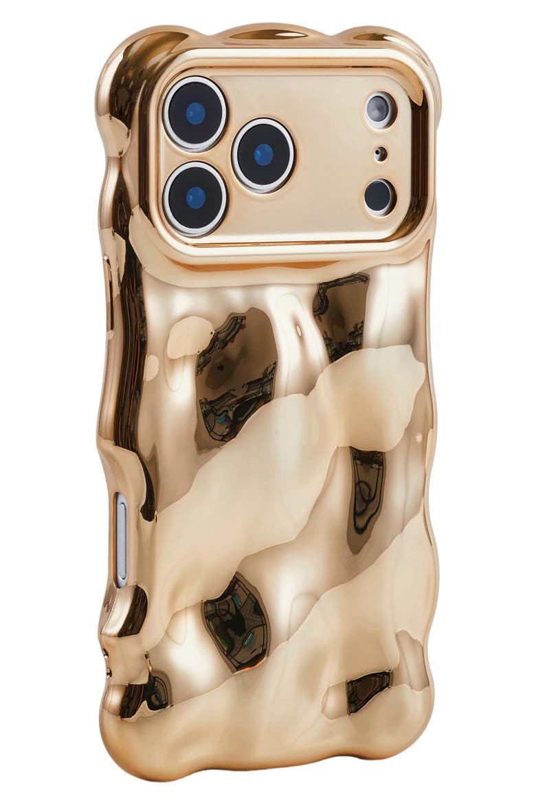 Bubbles iPhone 17 Pro Max Case, Alternate, color, GOLD