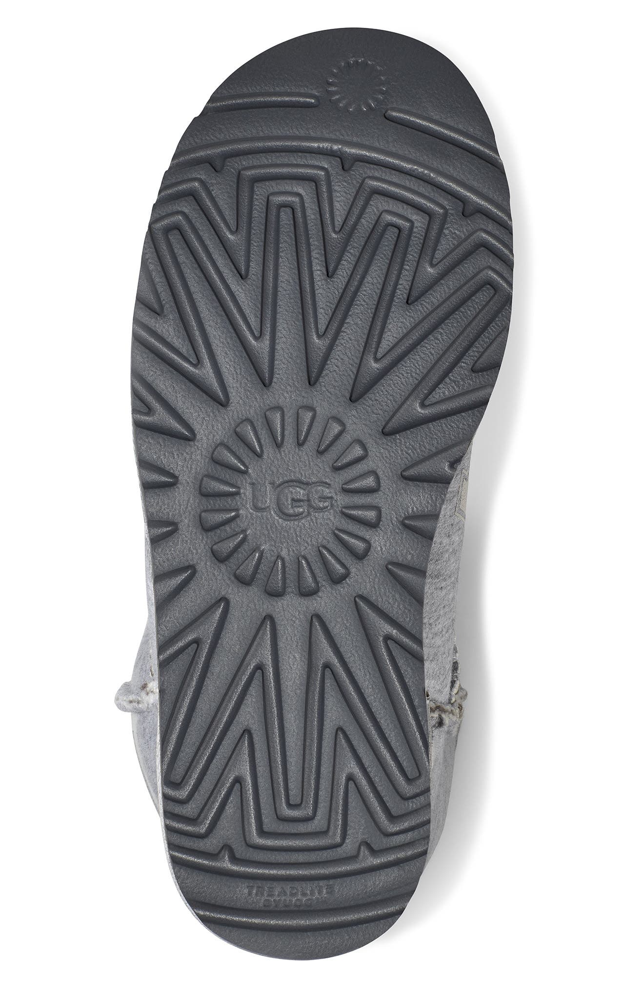 x TELFAR Tall Fleece Boot, Alternate, color, HEATHER GREY