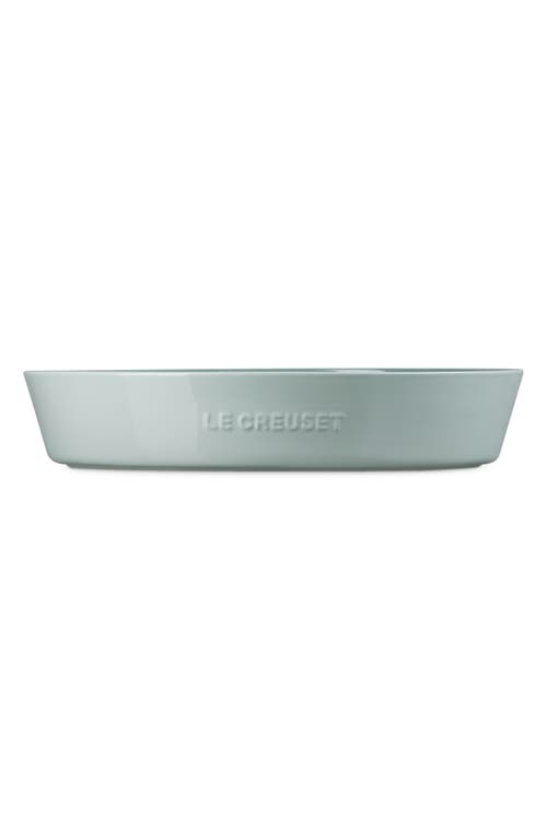 Le Creuset Oval Stoneware Chip & Dip Platter In Sea Salt