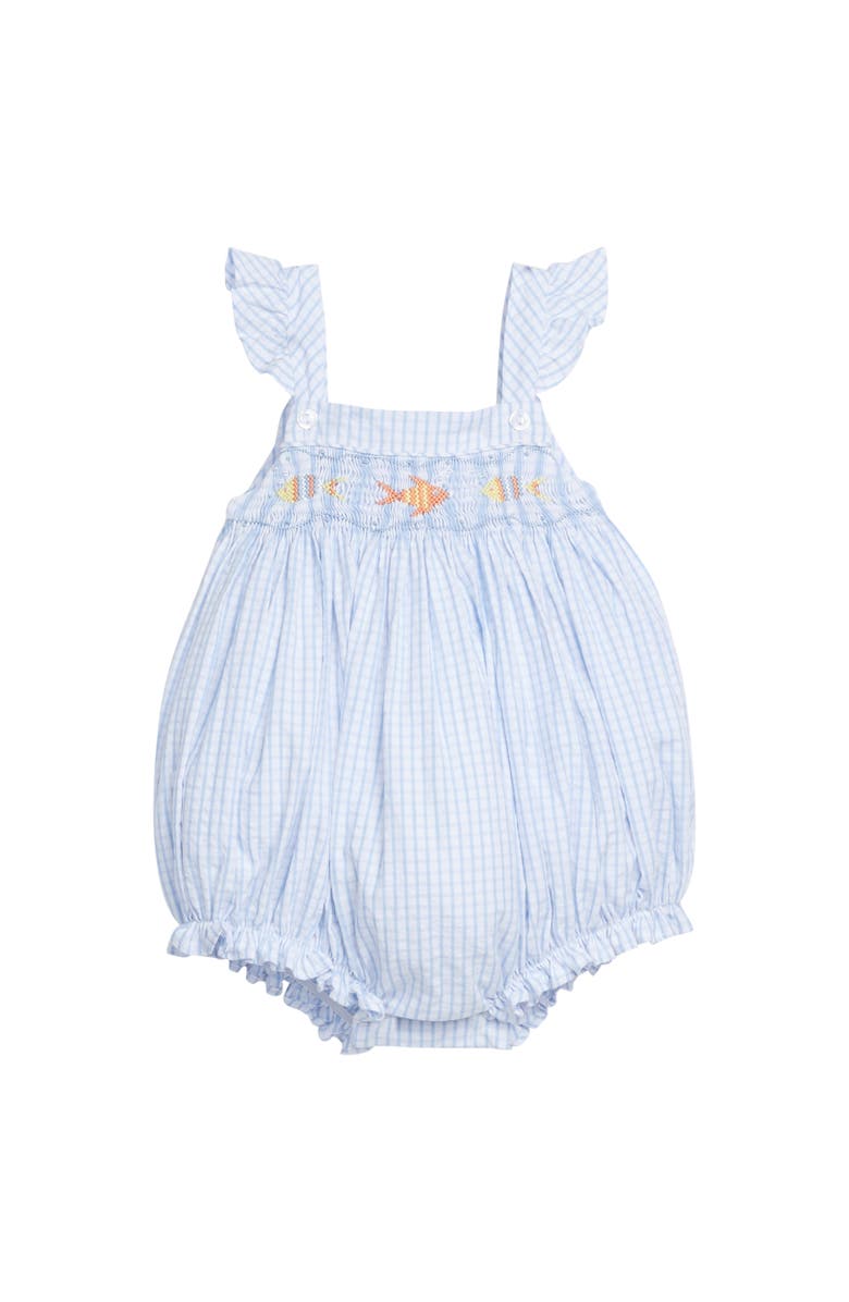 Little English Kids' Smocked Lizzy D Bubble, Main, color, Fish