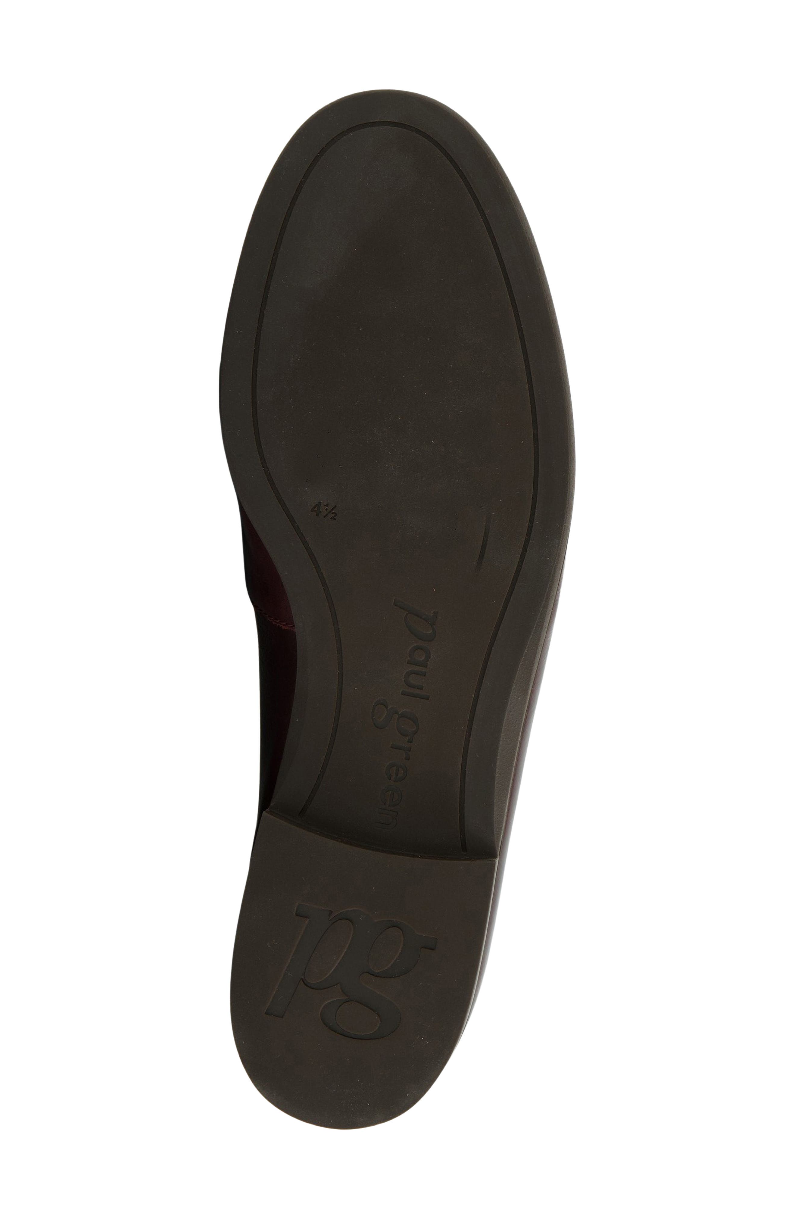 Ferris Loafer, Alternate, color, BORDO GLAZED LEATHER
