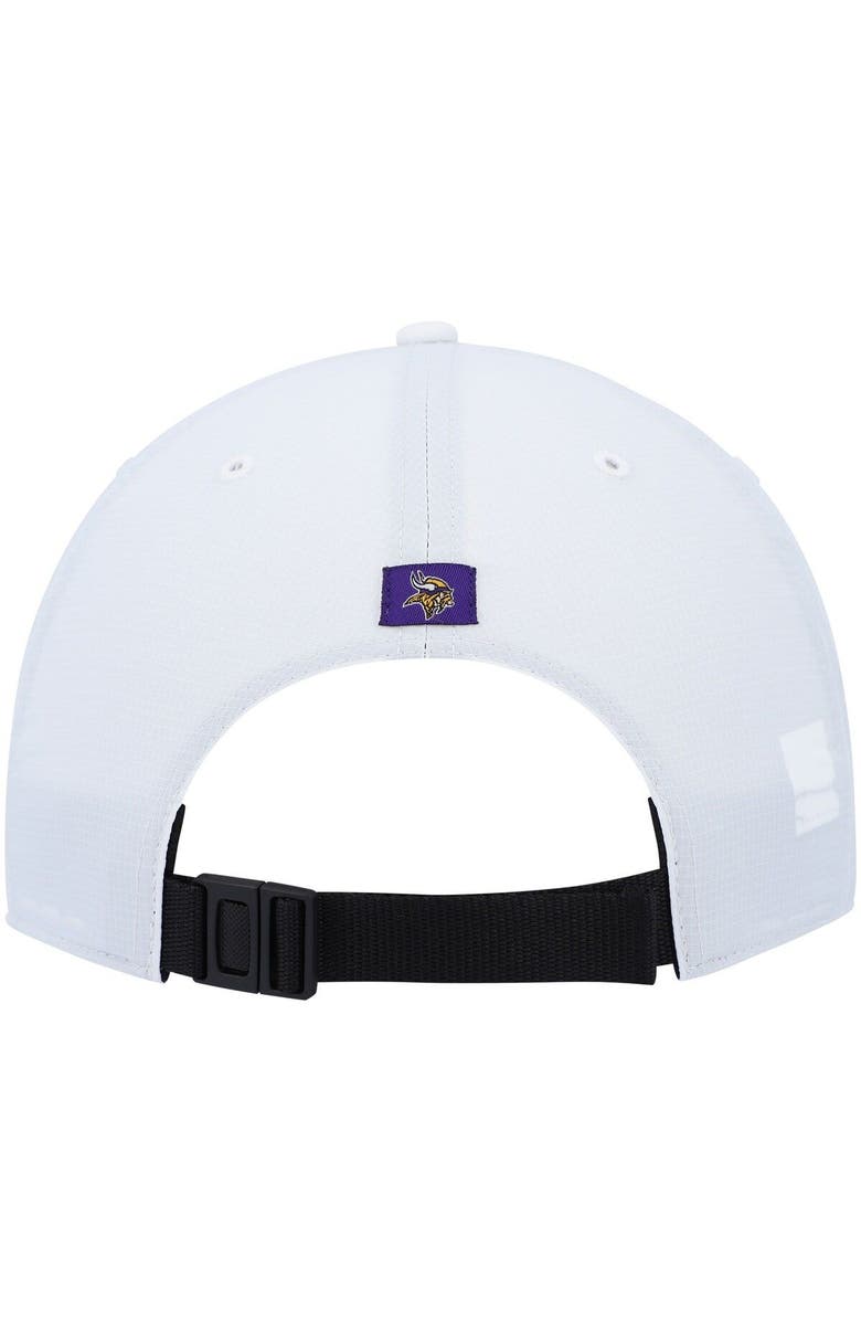 '47 Men's '47 White Minnesota Vikings Hitch Stars and Stripes Trucker Adjustable Hat, Alternate, color,