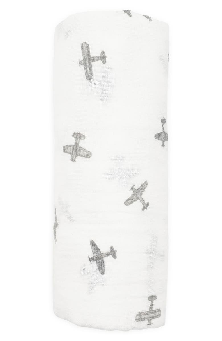 little unicorn Organic Cotton Muslin Swaddle Blanket, Alternate, color, 