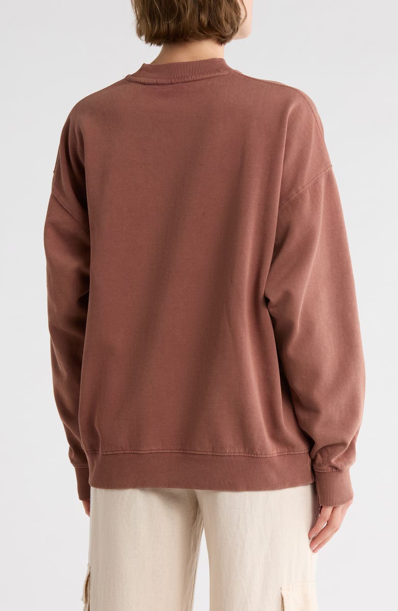 Roxy Lineup Oversize Sweatshirt, Alternate, color, Tiramisu