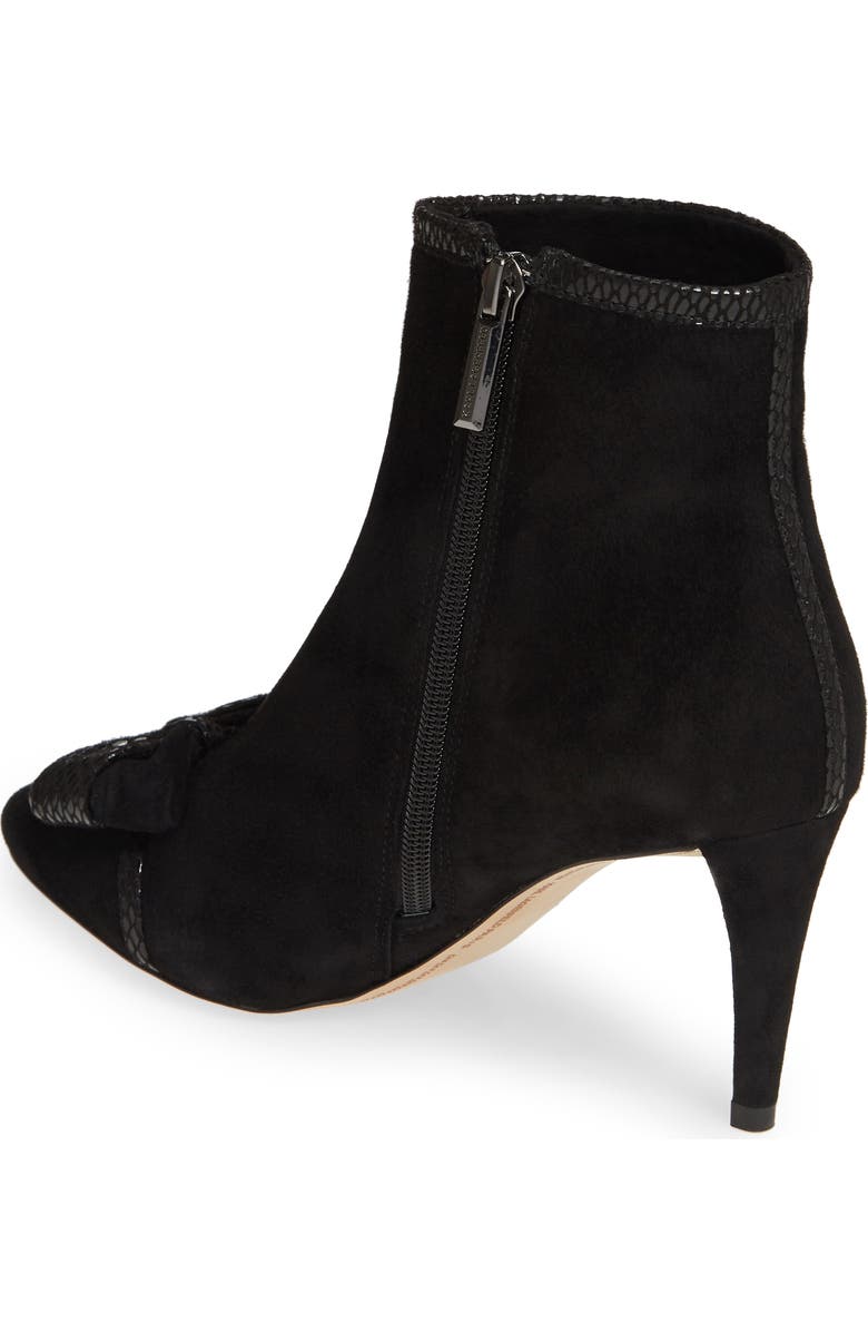 KARL LAGERFELD PARIS Mona Bow Bootie, Alternate, color,