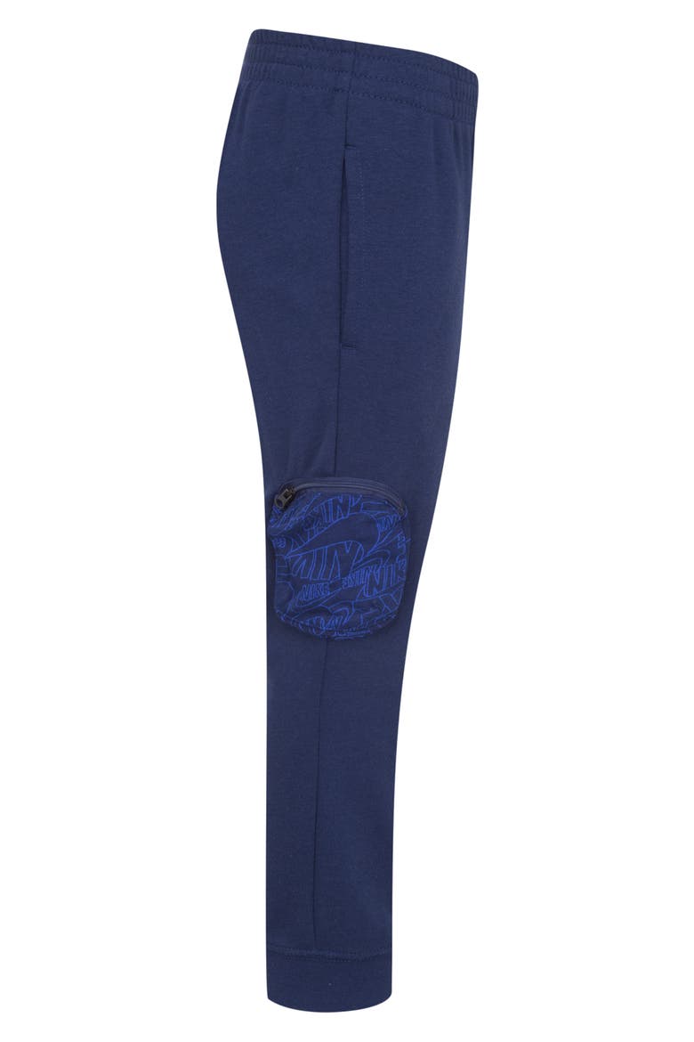 Kids' Cotton Blend Joggers, Alternate, color, MIDNIGHT NAVY