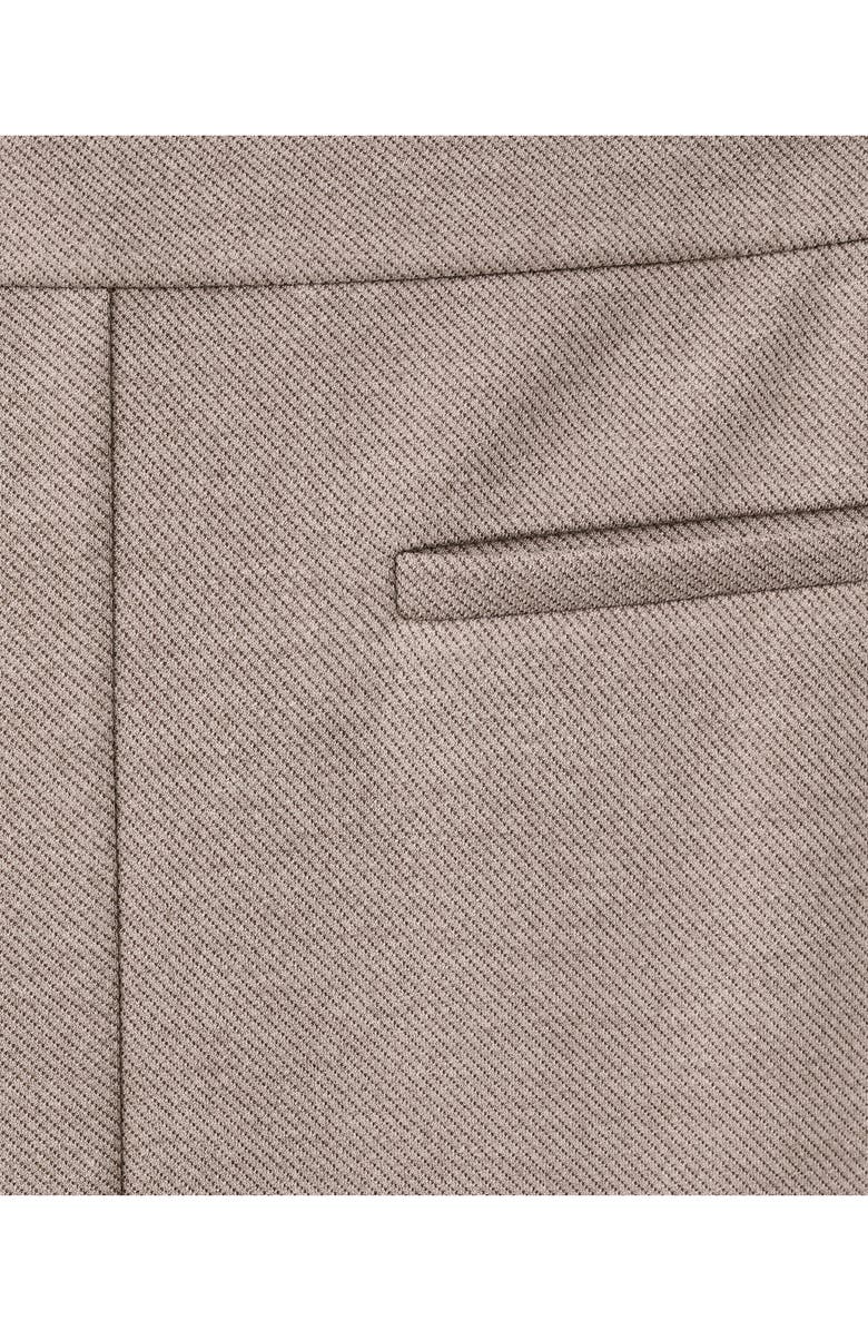 MANGO Pencil Skirt, Alternate, color, Brown