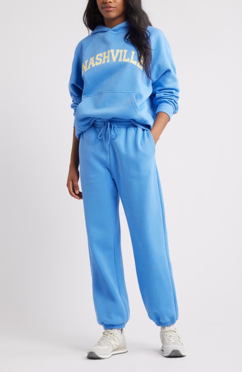 Bp. Oversize Fleece Joggers In Blue