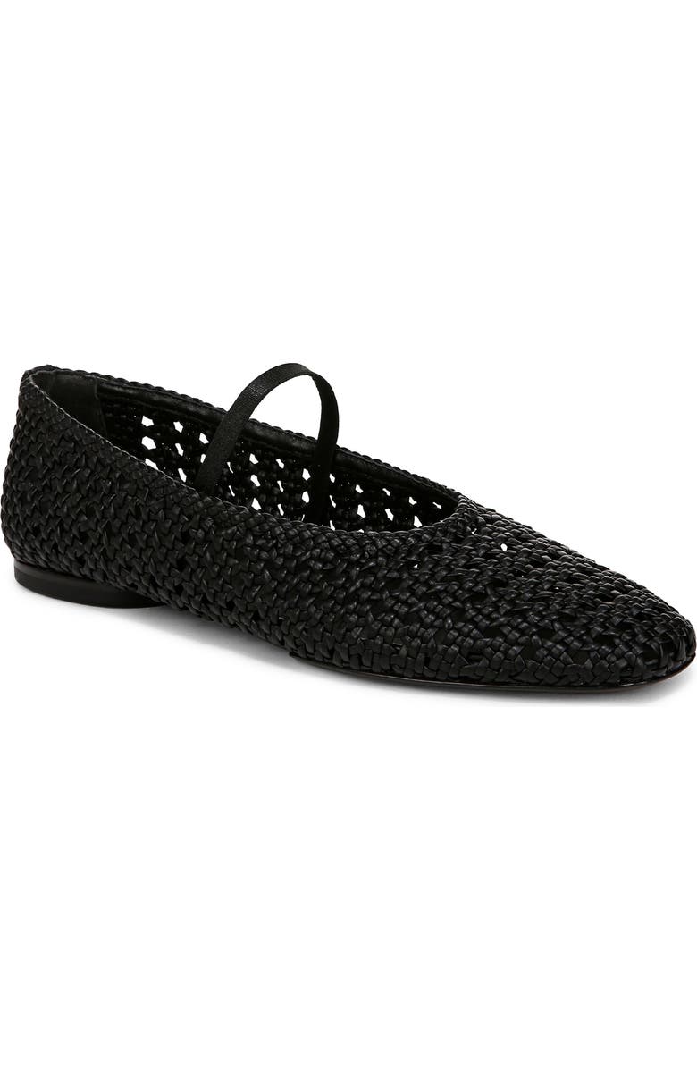 Vince Vivian Mary Jane Flat, Main, color, Black