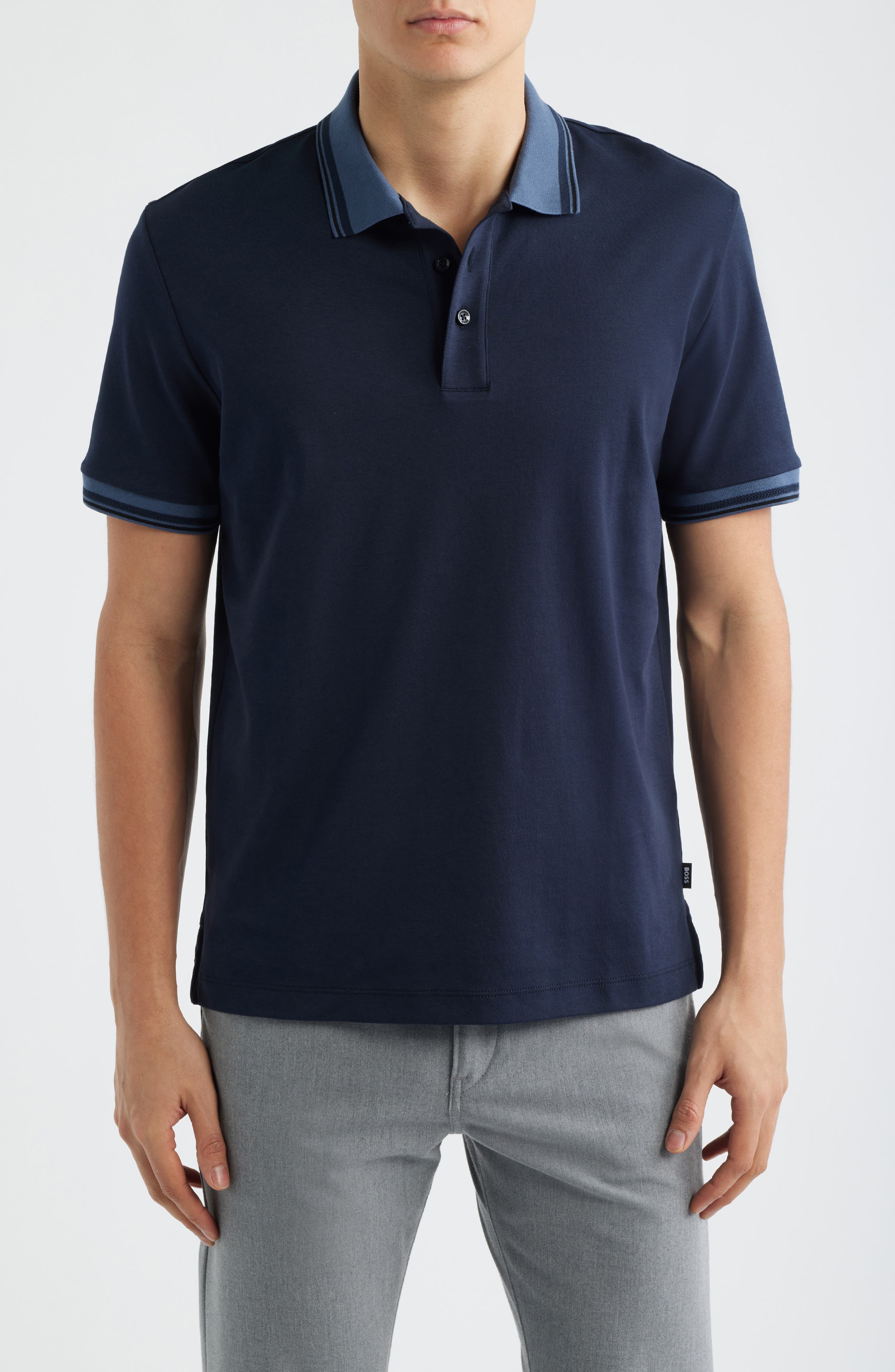 Parlay Tipped Cotton Polo - image 5