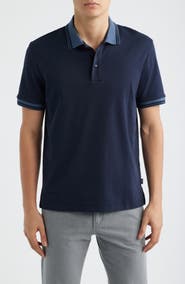 BOSS Parlay Tipped Cotton Polo
