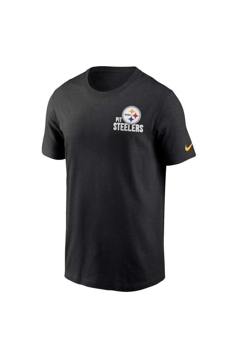 Men's Nike Black Pittsburgh Steelers Blitz Essential T-Shirt, Alternate, color, Black