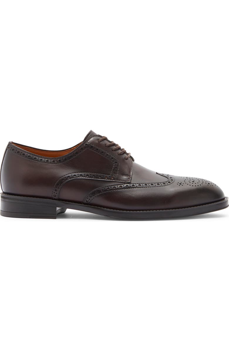 Magnanni Eddison Wingtip Derby, Alternate, color, Brown