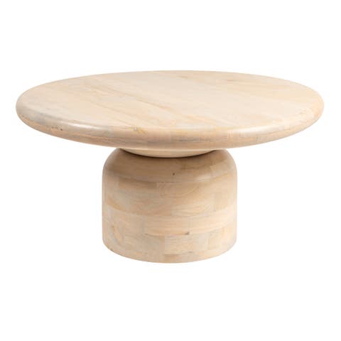 Coffee Table with Stacked End Grain Base