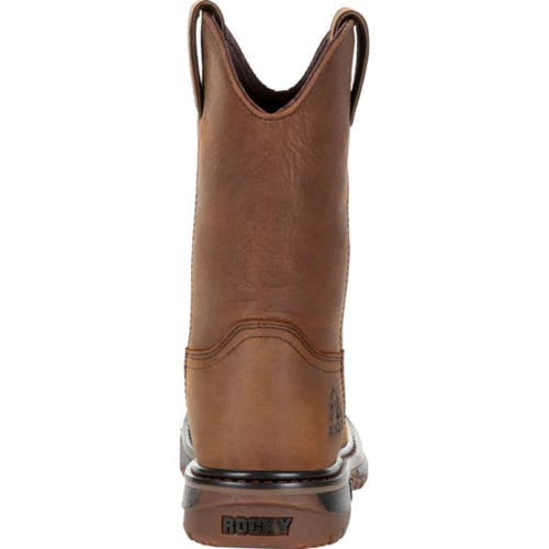 Rocky Waterproof Padded Kid's Flx Waterproof Western Boot In Brown