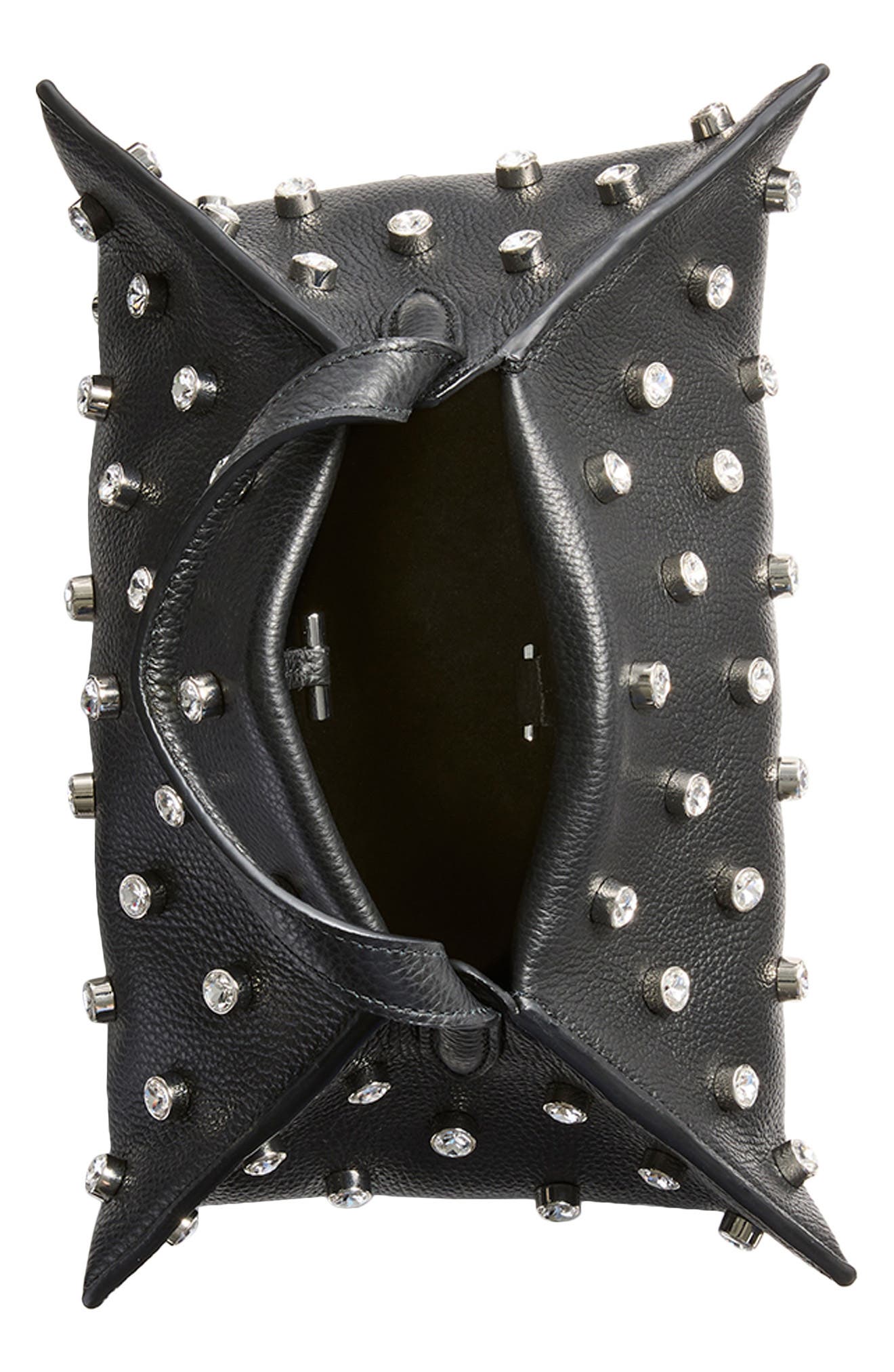 Altuzarra Origami East/West Bag, Alternate, color, 380001 Black/ Crystal