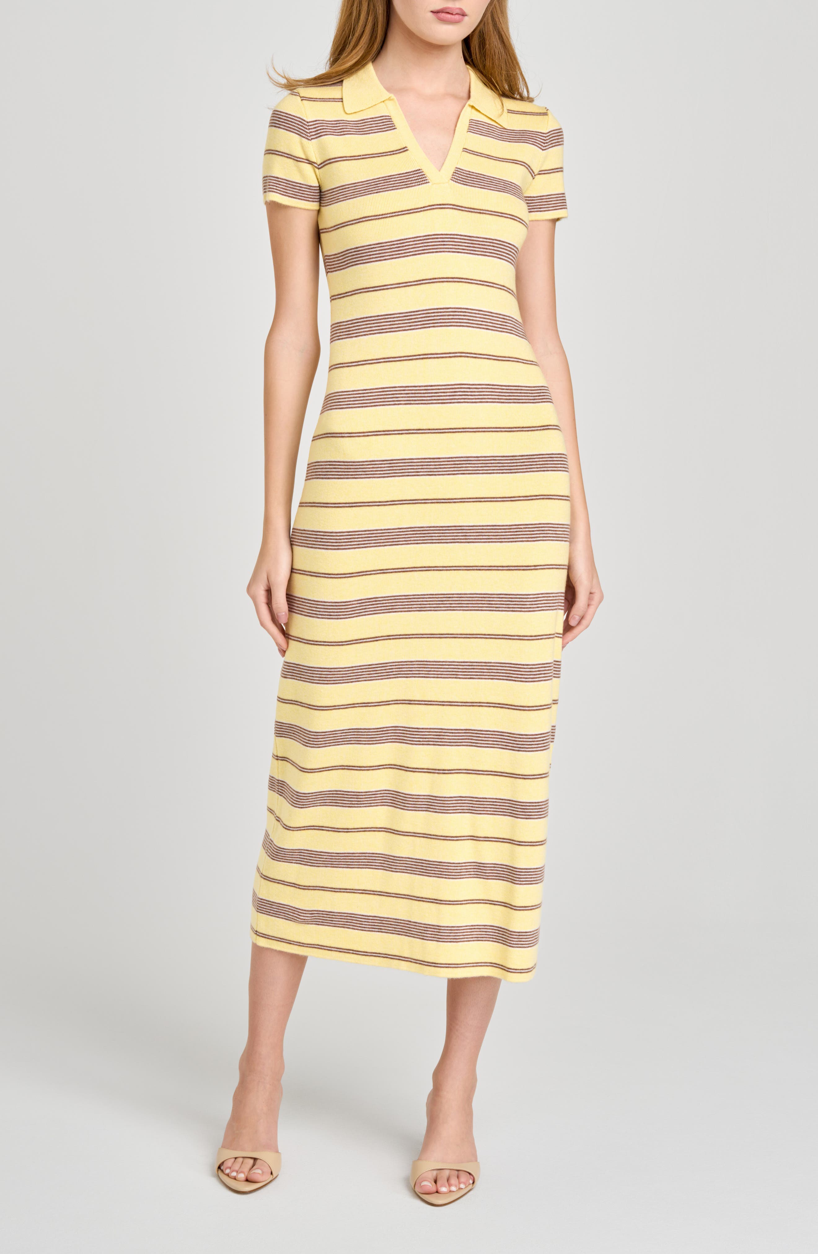 Carter Stripe Short Sleeve Sweater Dress - image 3
