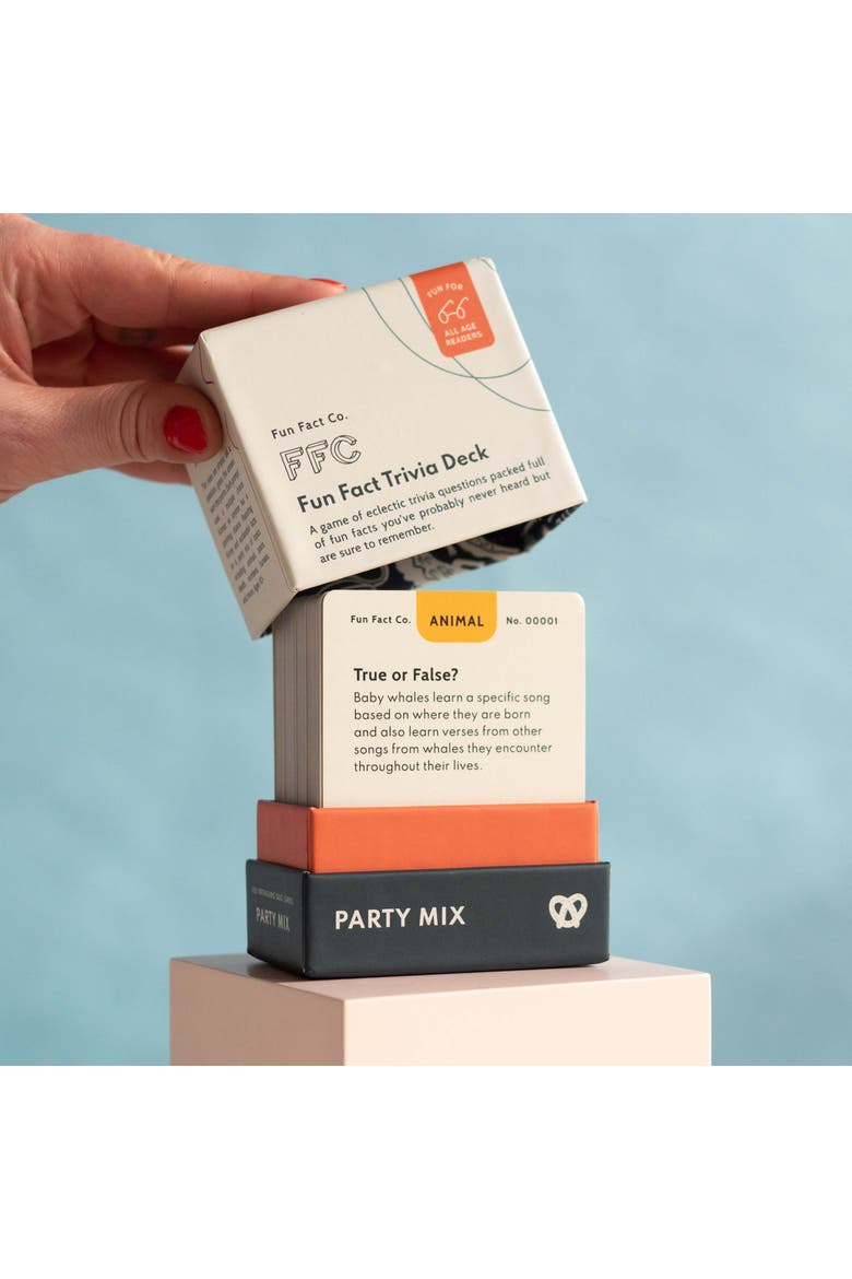 The Party Mix I Trivia Card Game, Alternate, color, Multicolor