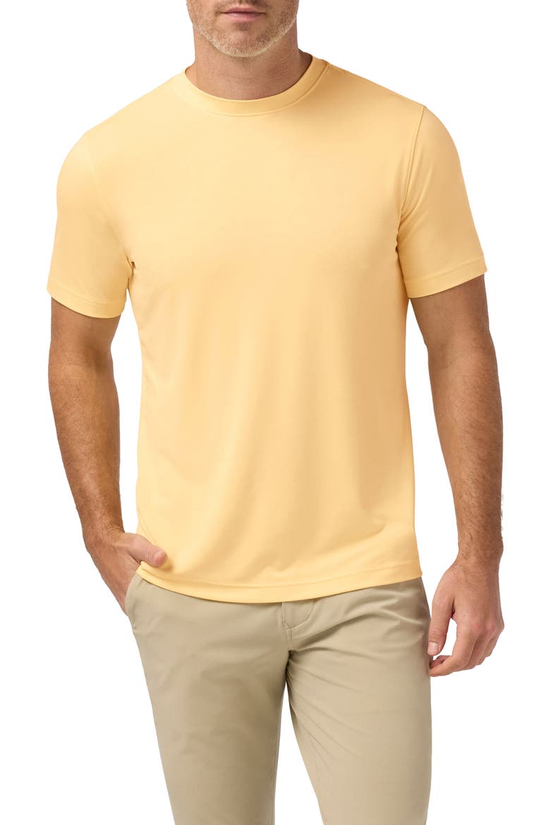 Knox Solid Yellow T-Shirt, Main, color, CORNSILK