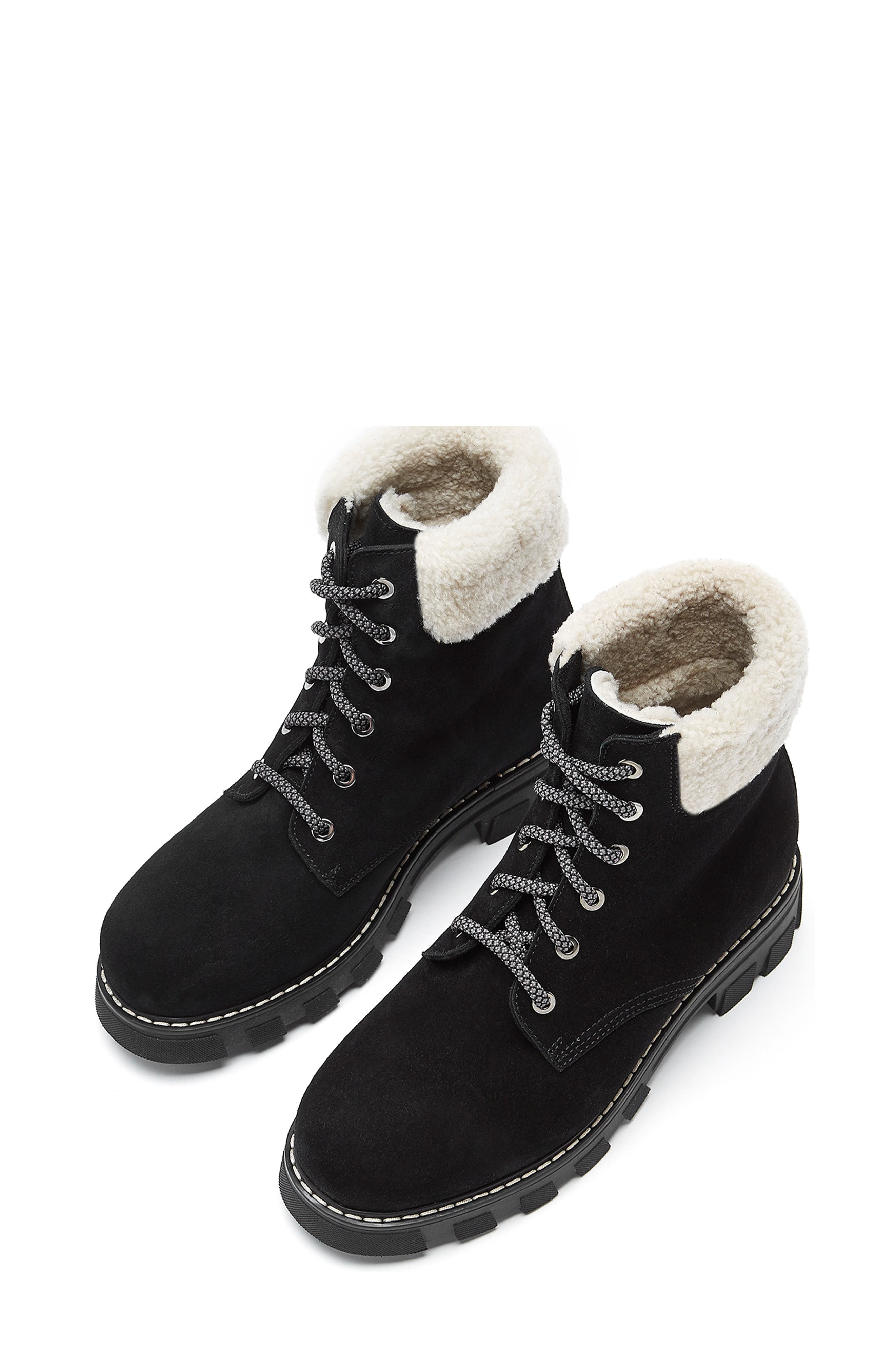 La Canadienne Andy Waterproof Genuine Shearling Winter Boot, Alternate, color, 