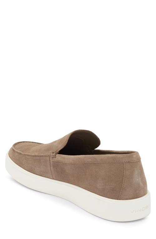 Vince Taro-b Suede Loafer In Gray