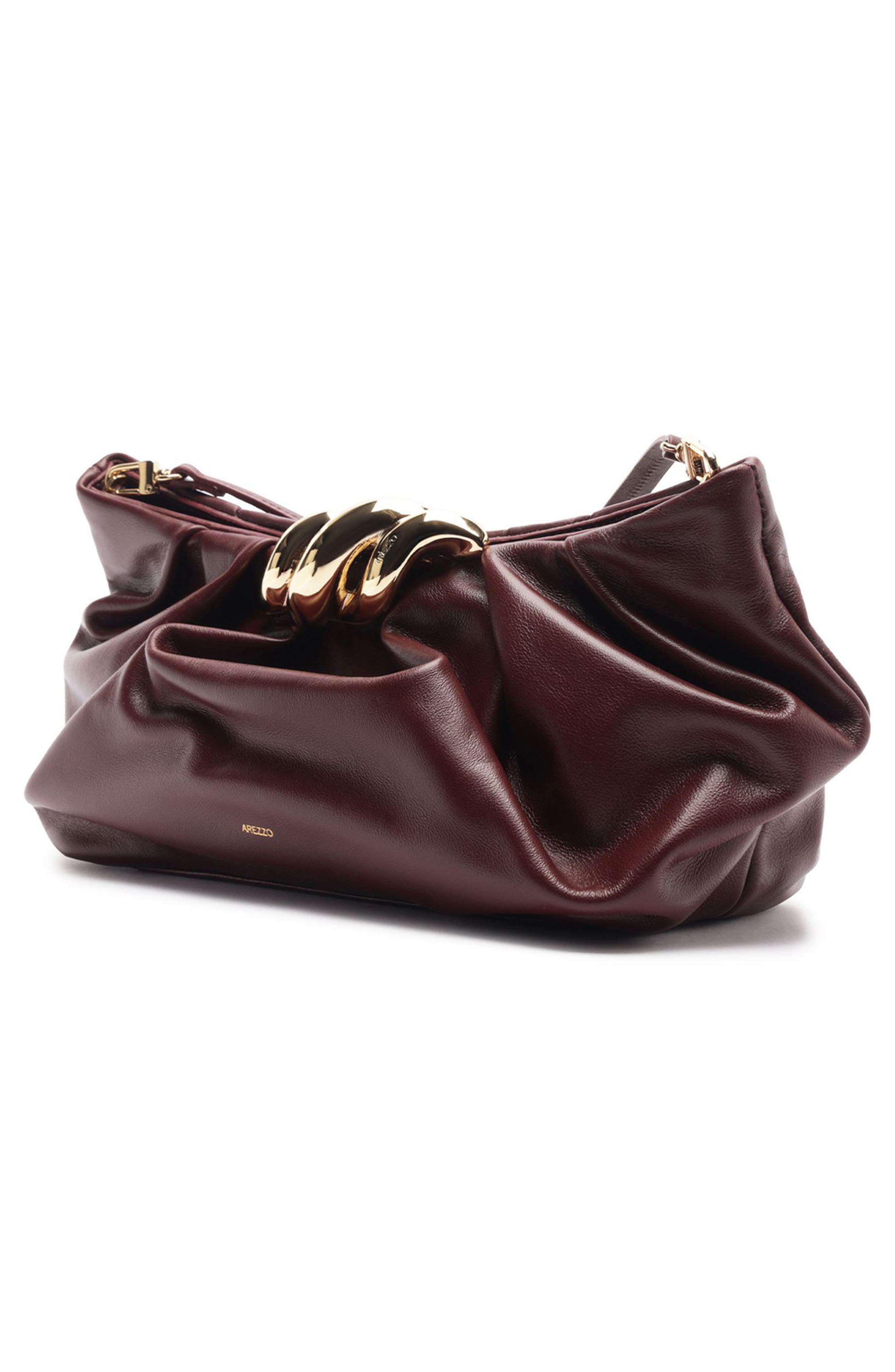 Caitlyn Medium Leather Pouch, Alternate, color, FRESH RUBY