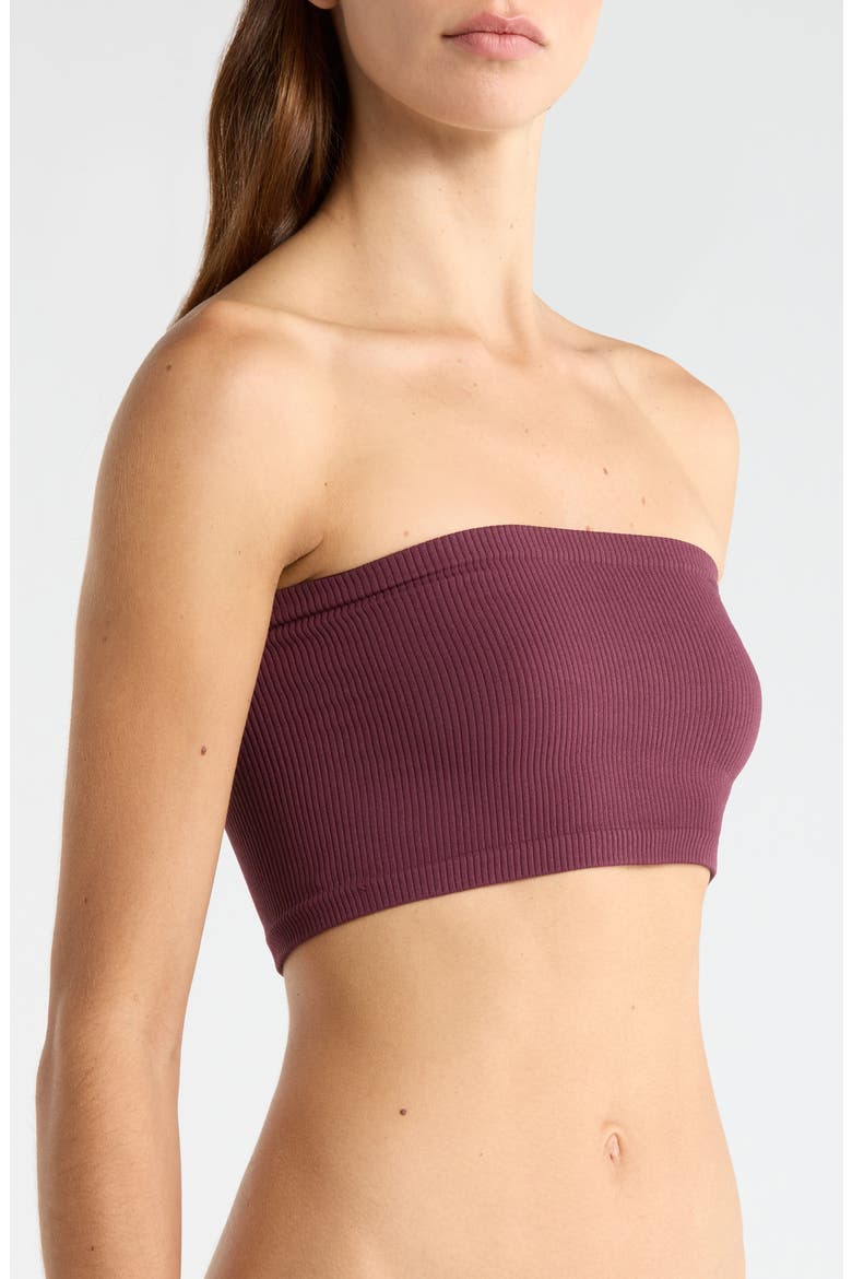 Amelia Bandeau Bra, Alternate, color, VINTAGE GRAPE